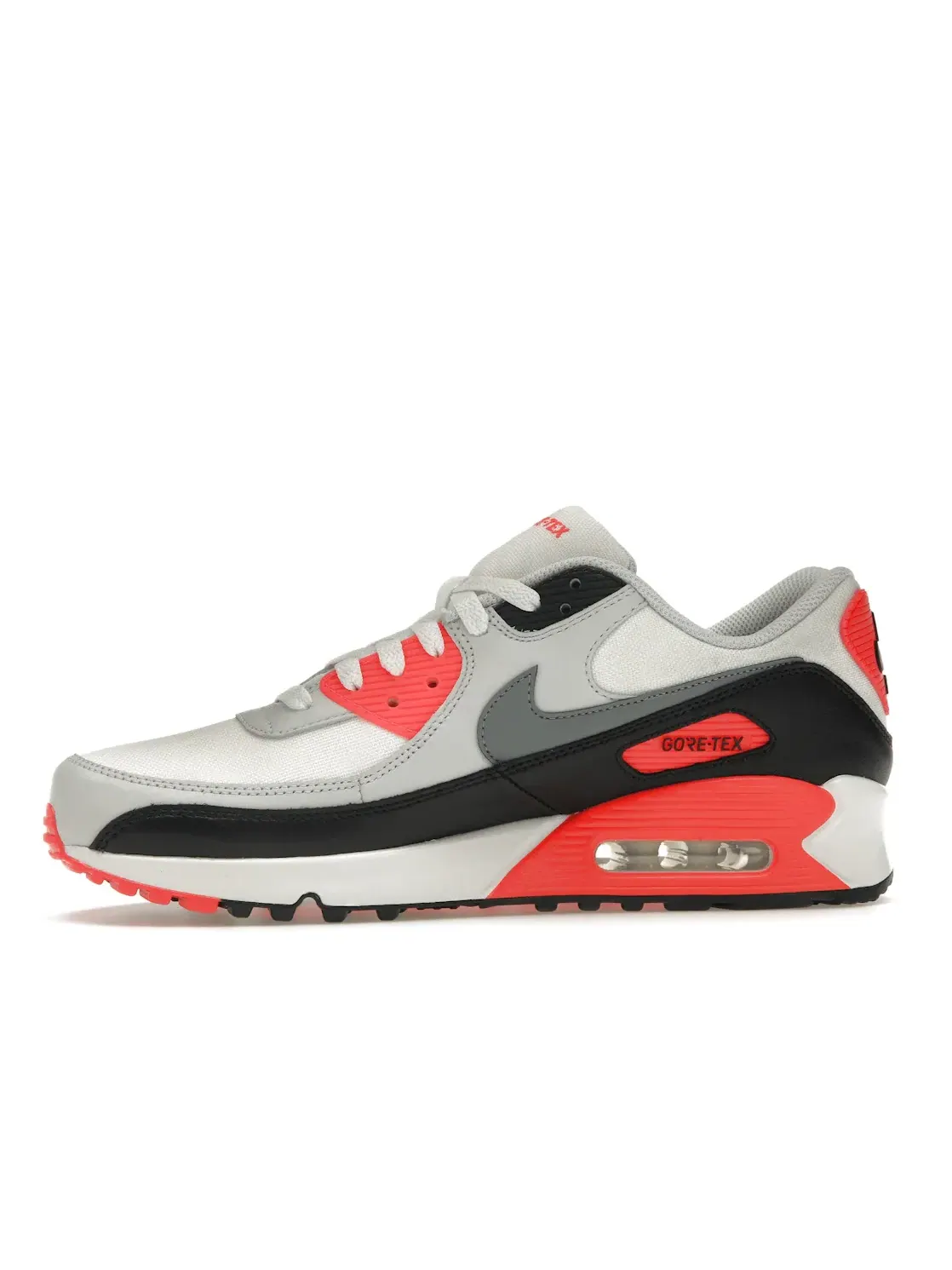 Мужские кроссовки Lifestyle с водонепроницаемой технологией Nike Air Max 90 Nike — изображение 3 из 4, белый/серый/яркий