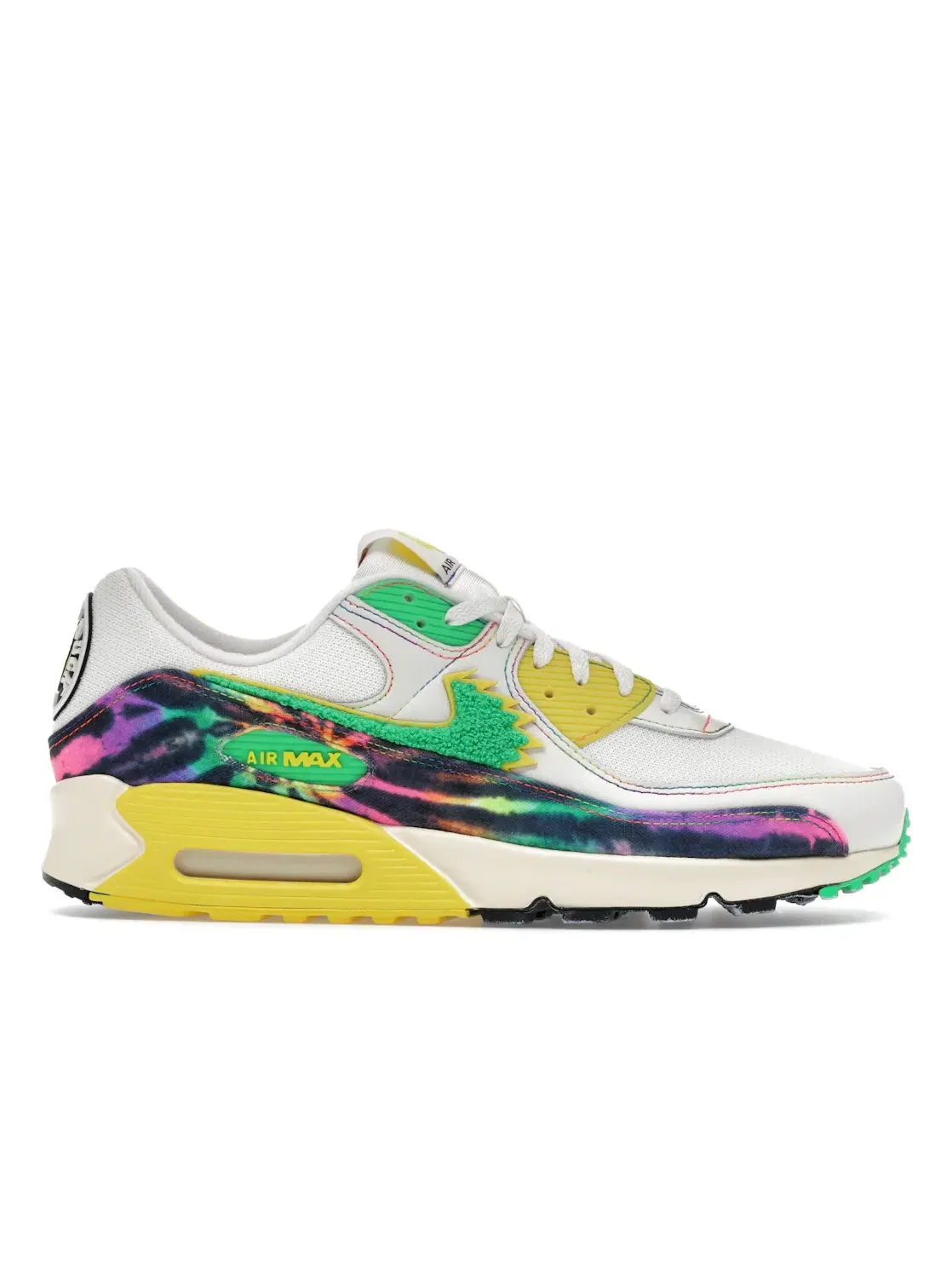 Мужские кроссовки Lifestyle Nike Air Max 90 — изображение 1 из 4, зеленый/желтый