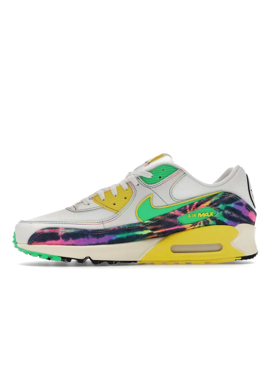 Мужские кроссовки Lifestyle Nike Air Max 90 — изображение 3 из 4, зеленый/желтый