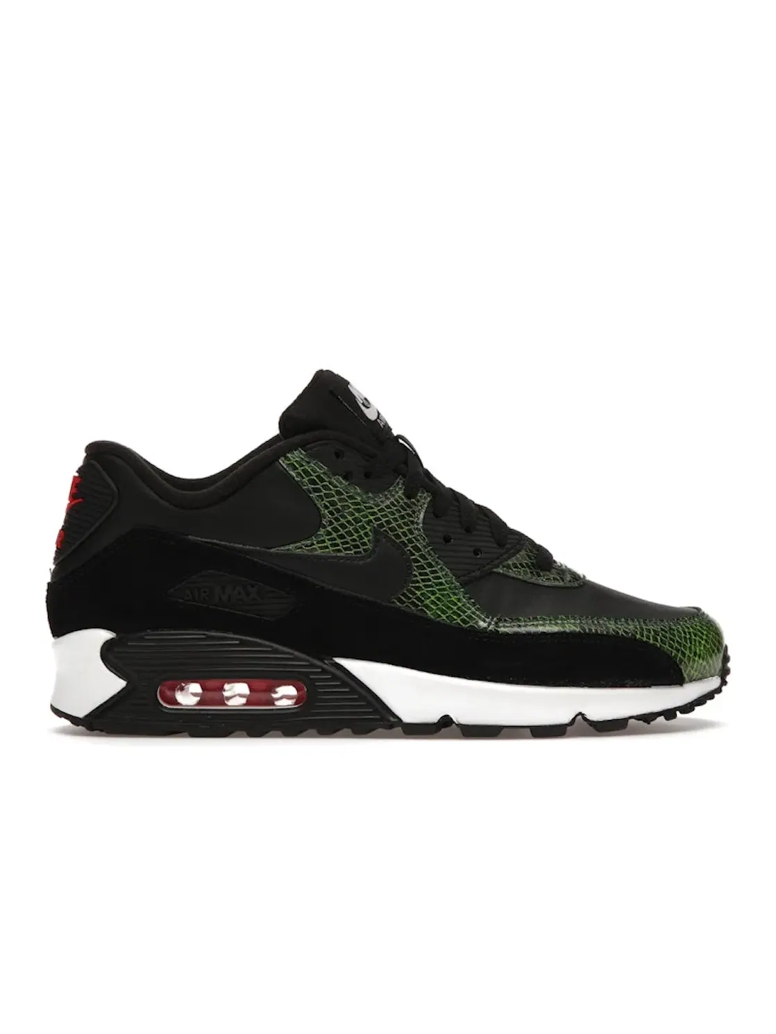 Мужские кроссовки с принтом Python Nike Air Max 90 — изображение 1 из 4, черный/черный