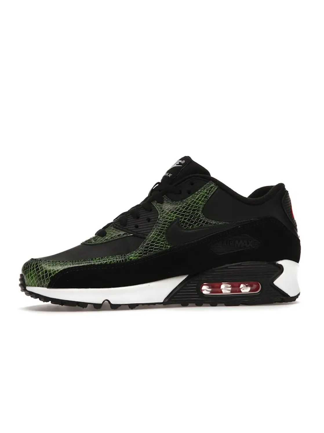Мужские кроссовки с принтом Python Nike Air Max 90 — изображение 3 из 4, черный/черный