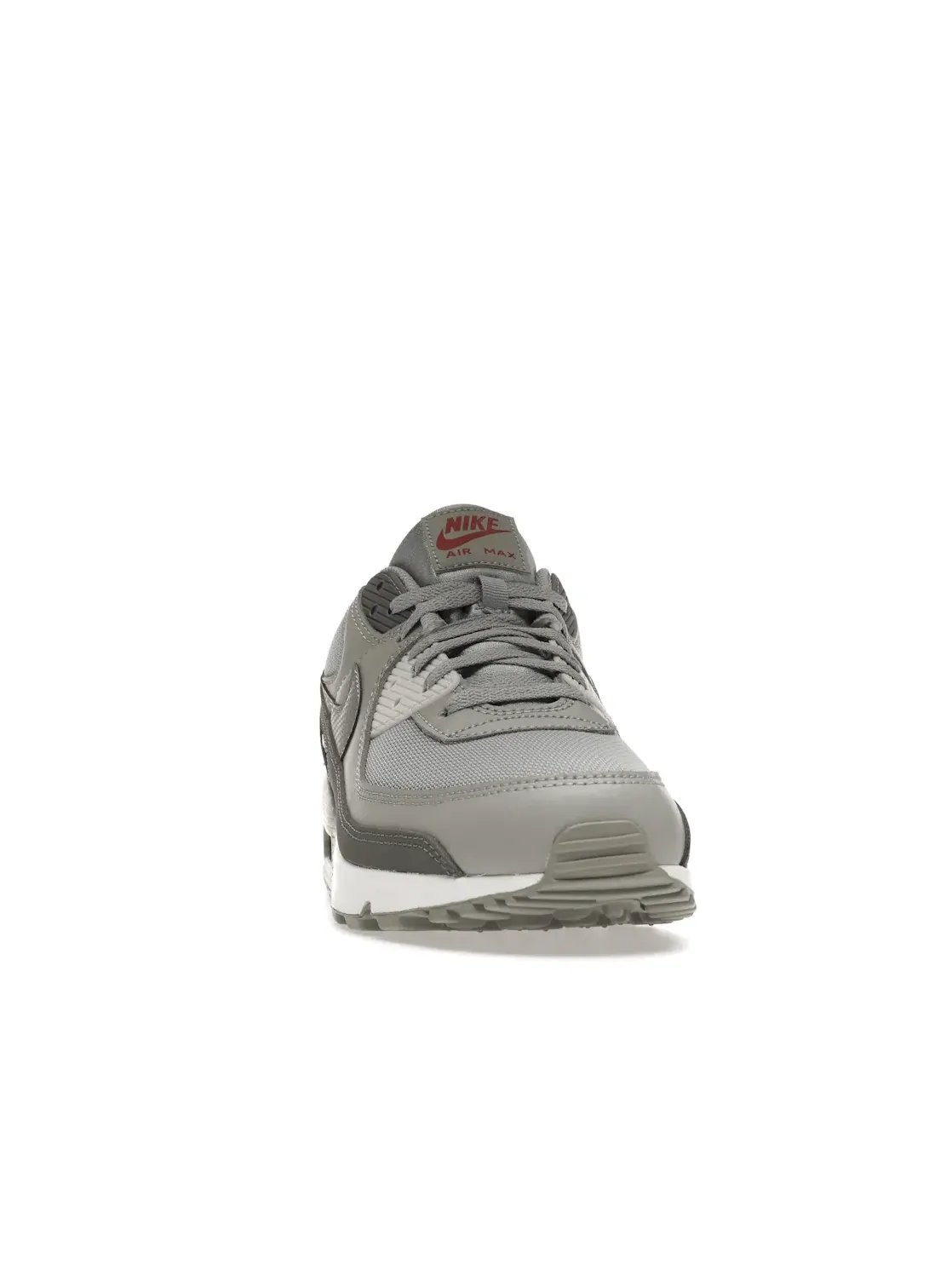 Мужские кроссовки Lifestyle с амортизацией Nike Air Max 90 — изображение 2 из 4, серый/красный/белый