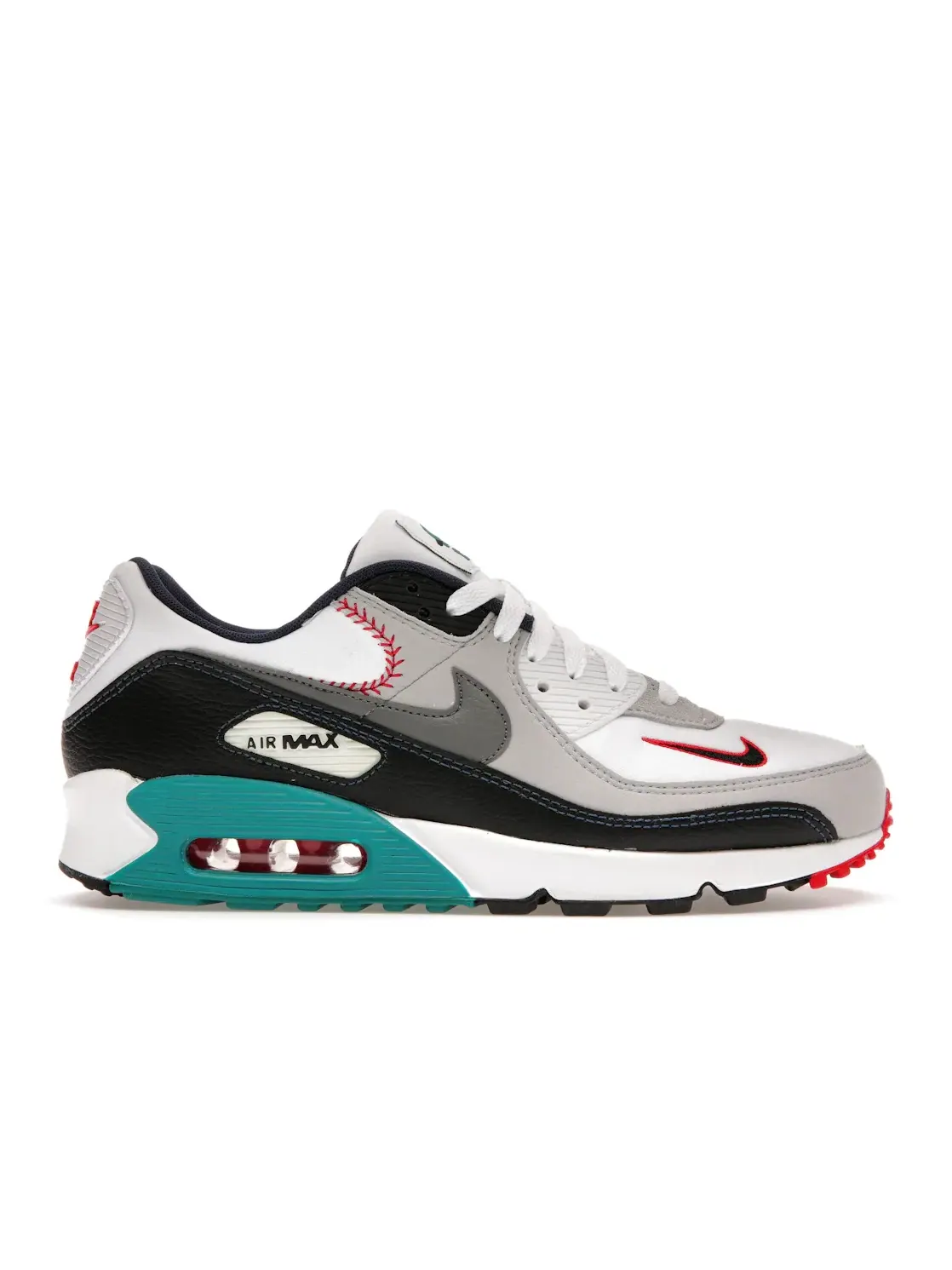 Мужские кроссовки Lifestyle с дизайном Nike Air Max 90 Griffey Swingman Nike — изображение 1 из 4, белый/-серый-серый
