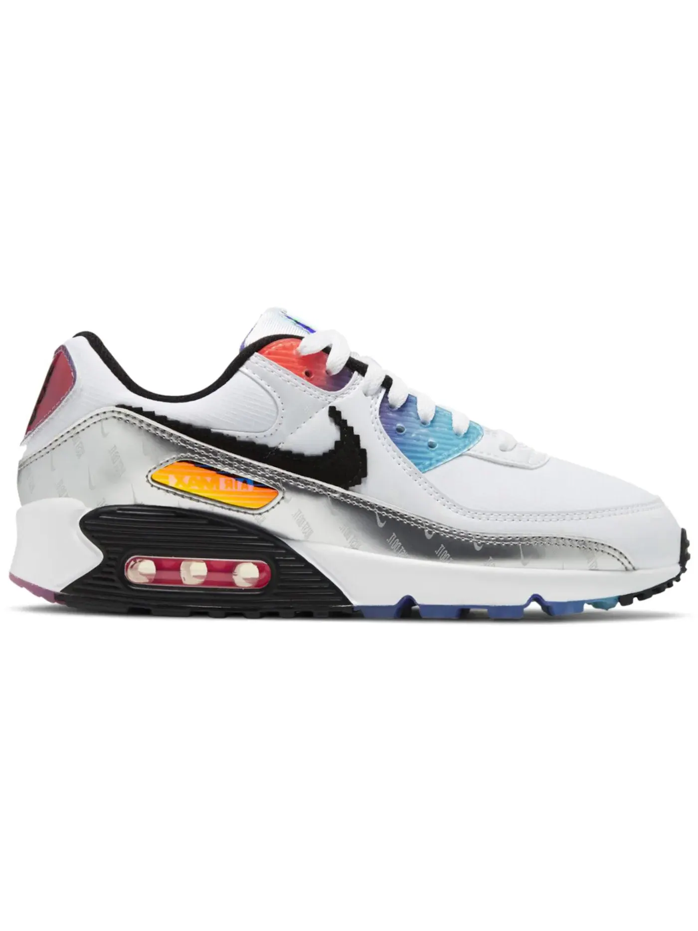 Женские кроссовки Lifestyle Nike Air Max 90 — изображение 1 из 1, белый черный белый