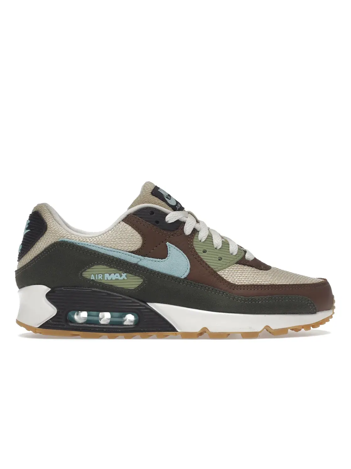 Мужские кроссовки Lifestyle с текстильным верхом Nike Air Max 90 — изображение 1 из 4, хаки