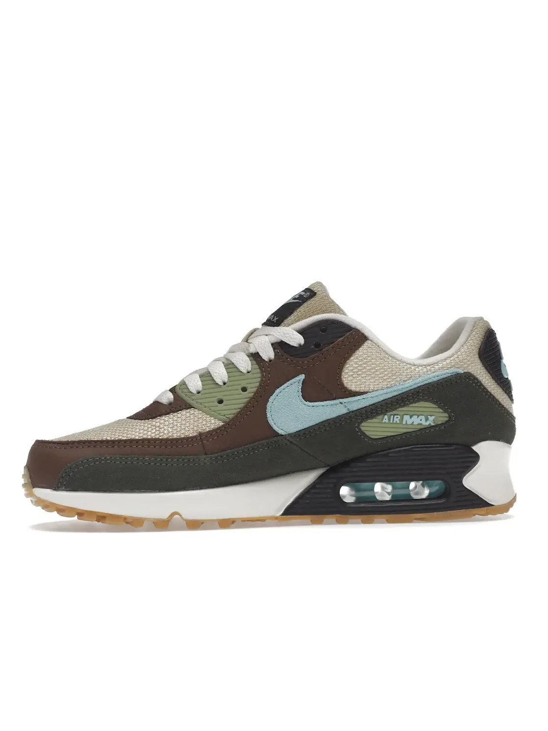 Мужские кроссовки Lifestyle с текстильным верхом Nike Air Max 90 — изображение 3 из 4, хаки