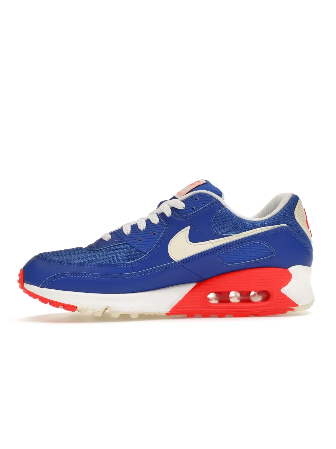 Мужские кроссовки Lifestyle с амортизацией Air Max 90 Nike — изображение 3 из 4, яркий/белый
