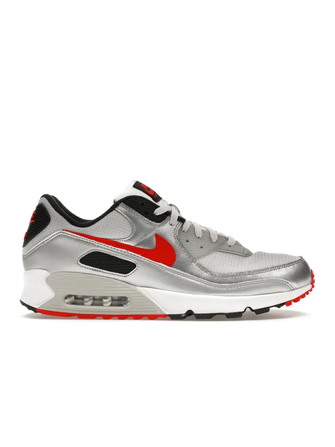 Мужские кроссовки с металлическим верхом Nike Air Max 90 Icons Silver Bullet — изображение 1 из 4