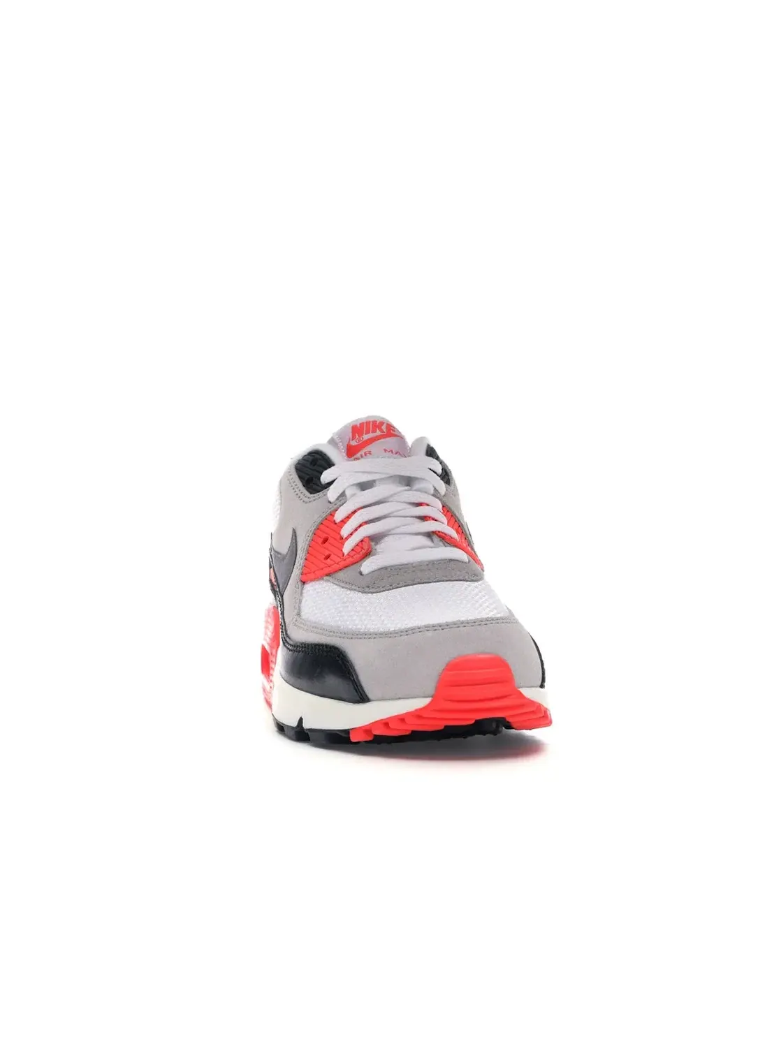 Детские кроссовки Lifestyle Nike Air Max 90 — изображение 2 из 4, белый/серый-серый-черный
