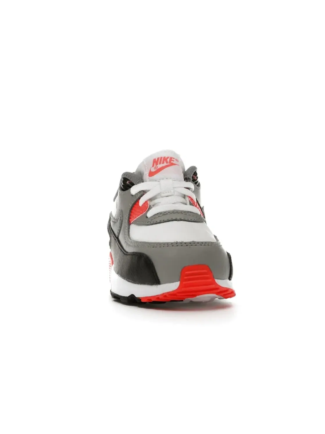Детские кроссовки Lifestyle Nike Air Max 90 — изображение 2 из 4, белый/серый-серый-черный
