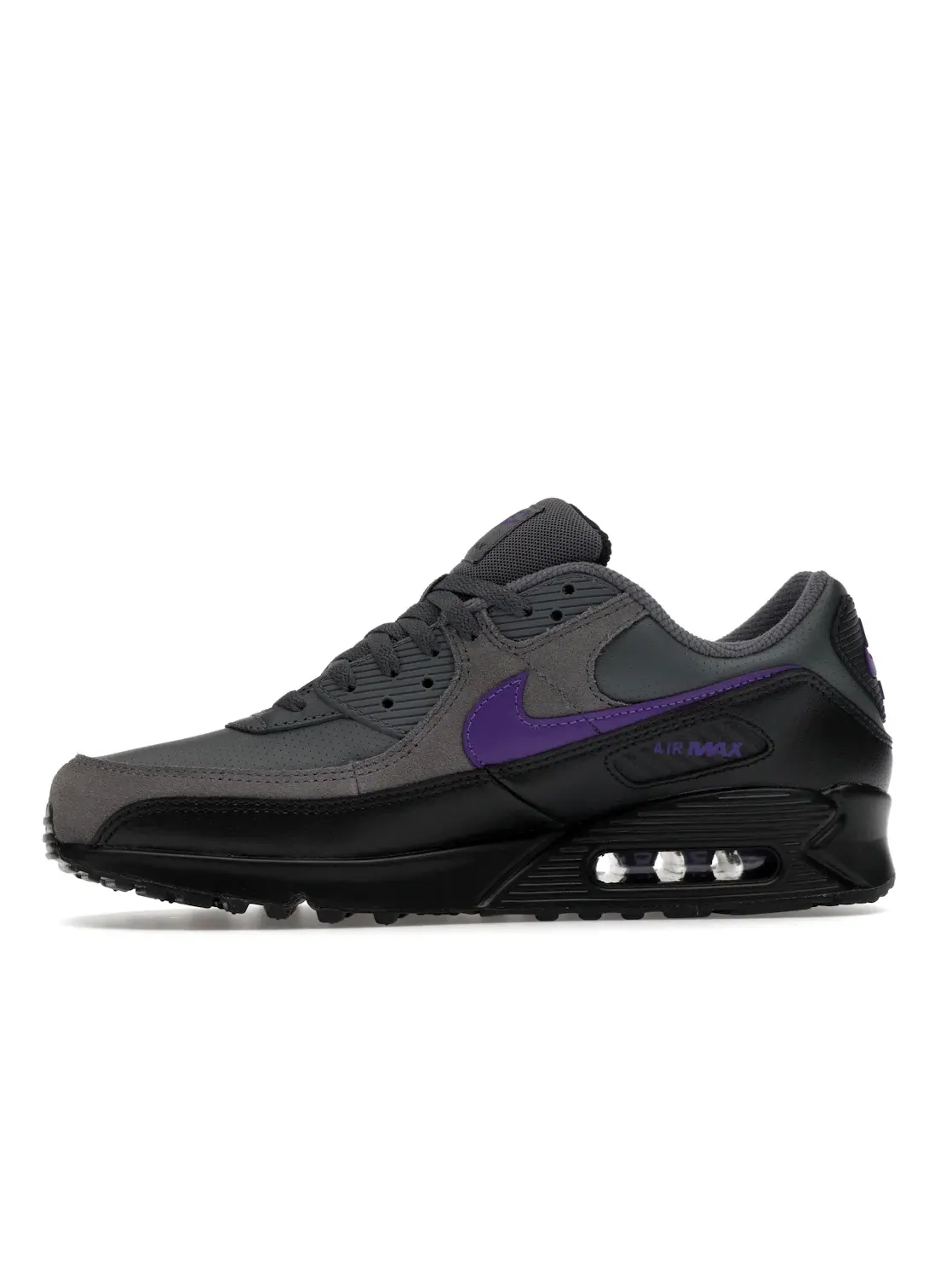 Мужские кроссовки Lifestyle Nike Air Max 90 — изображение 3 из 4, серый/черный/белый