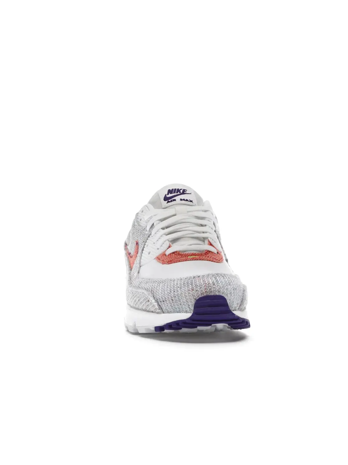 Мужские кроссовки с принтом Nike Air Max 90 Nike — изображение 2 из 4, белый/зеленый/фиолетовый
