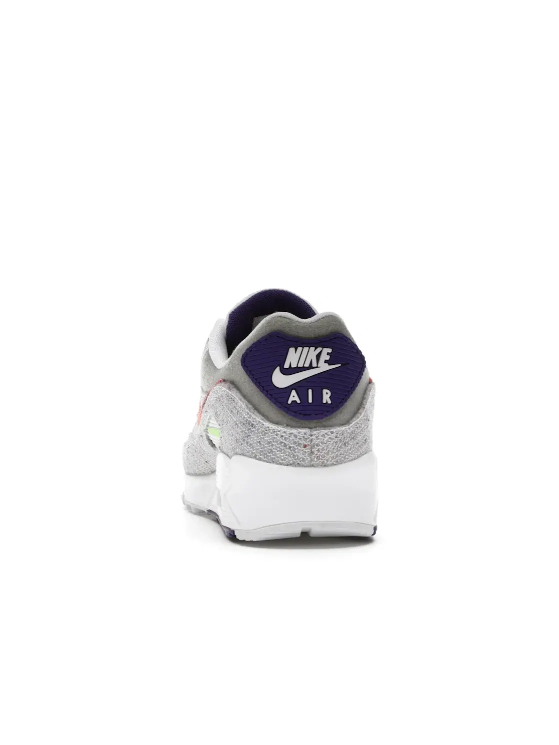 Мужские кроссовки с принтом Nike Air Max 90 Nike — изображение 4 из 4, белый/зеленый/фиолетовый