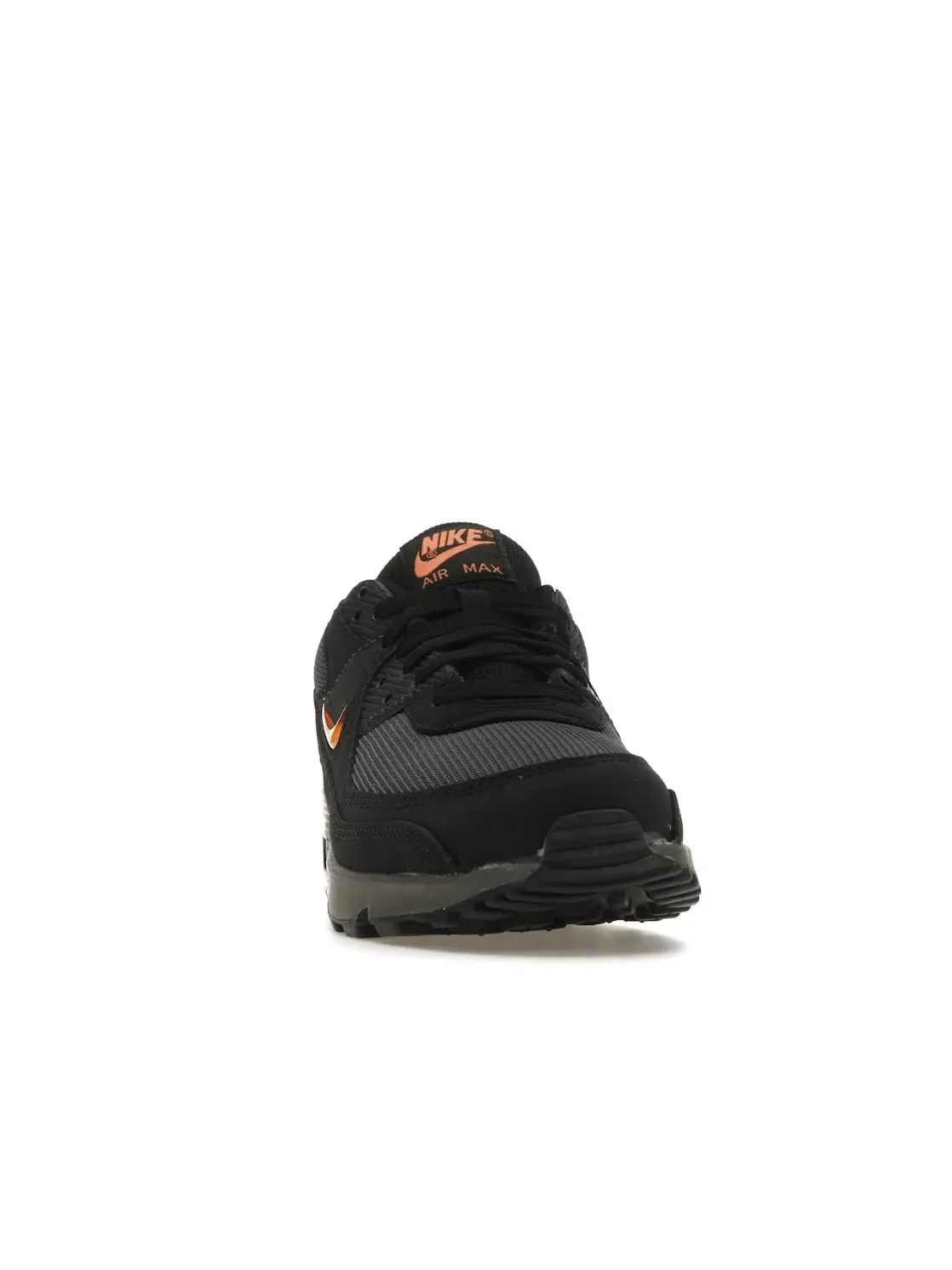 Мужские кроссовки Lifestyle Nike Air Max 90 — изображение 2 из 4, черный/серый/оранжевый