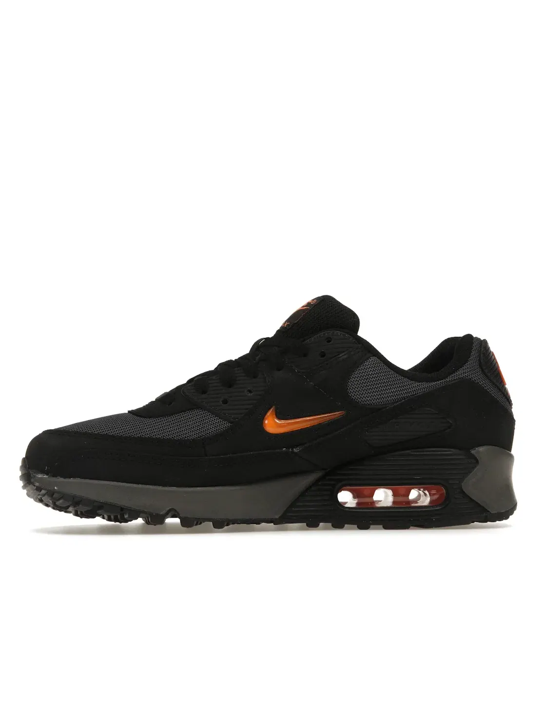 Мужские кроссовки Lifestyle Nike Air Max 90 — изображение 3 из 4, черный/серый/оранжевый