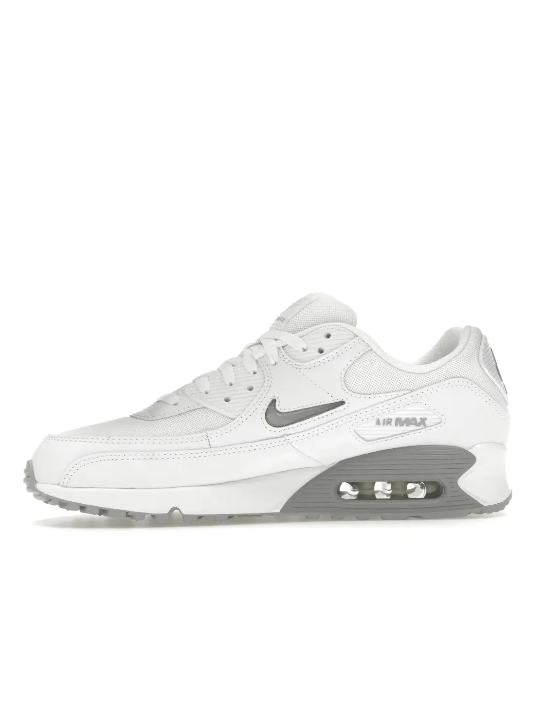 Мужские кроссовки для повседневной носки Nike Air Max 90 — изображение 3 из 4, белый//светлый серый