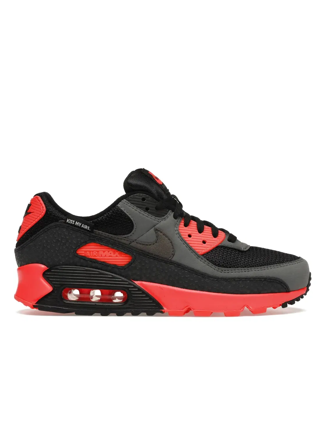 Мужские кроссовки Lifestyle Nike Air Max 90 — изображение 1 из 4, черный/темный серый