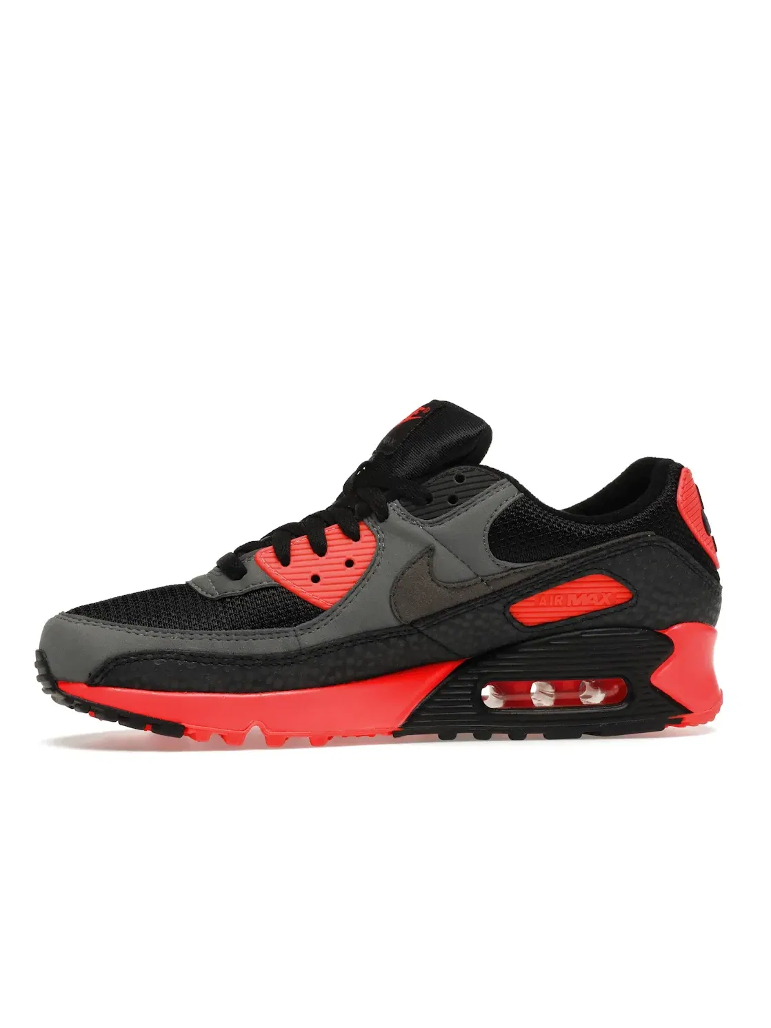 Мужские кроссовки Lifestyle Nike Air Max 90 — изображение 3 из 4, черный/темный серый