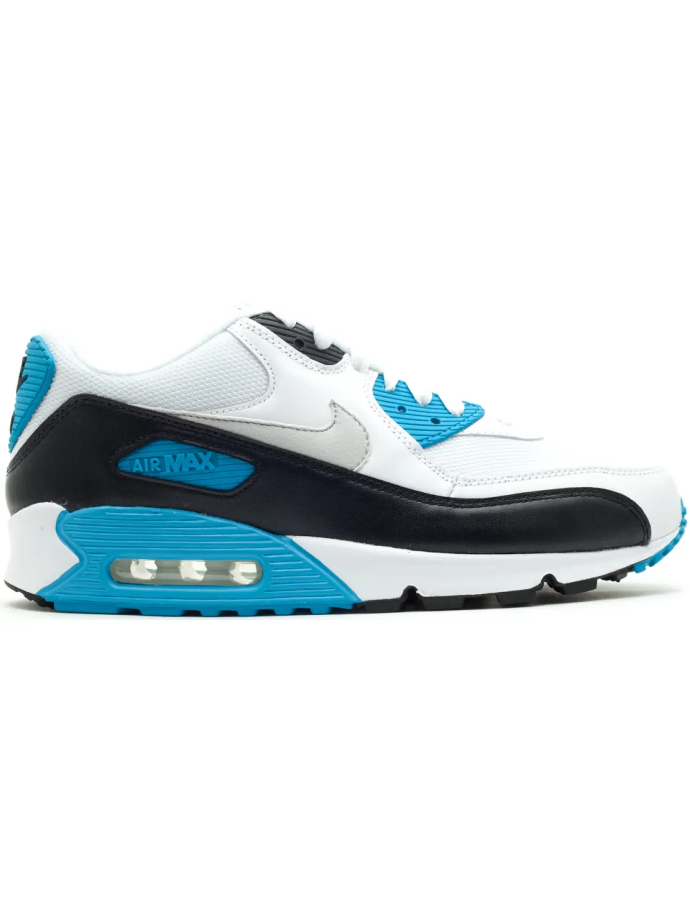Мужские кроссовки Lifestyle Nike Air Max 90 — изображение 1 из 1, белый черный-серый