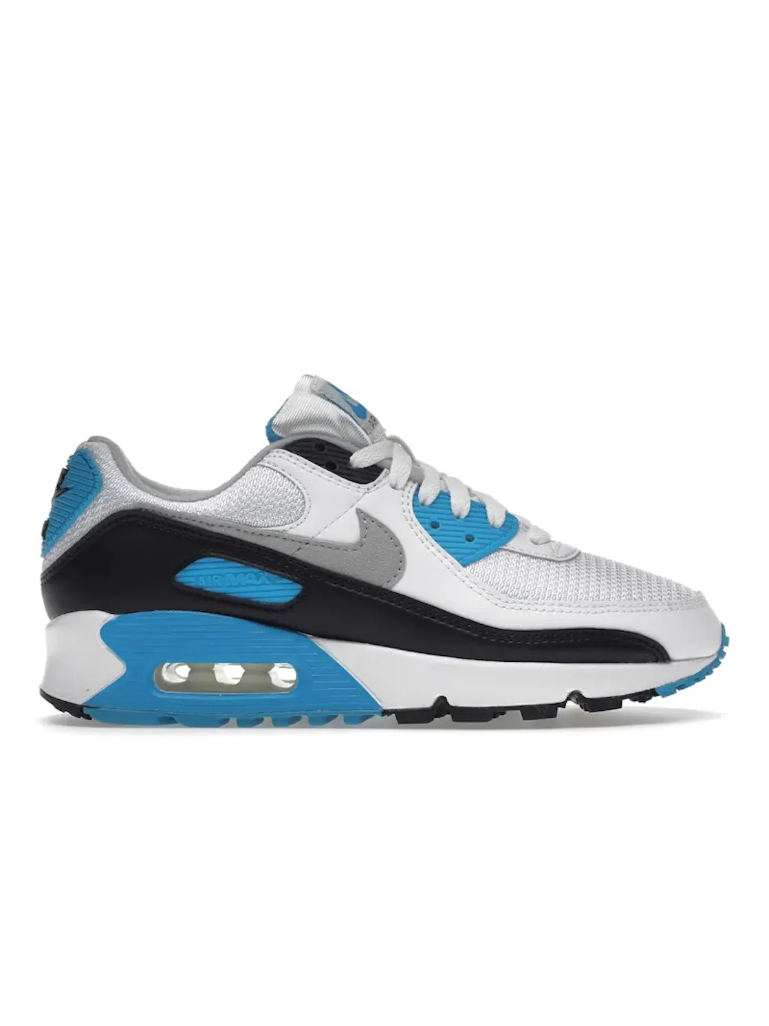 Мужские кроссовки Lifestyle Nike Air Max 90 — изображение 1 из 4, белый/черный-серый-синий