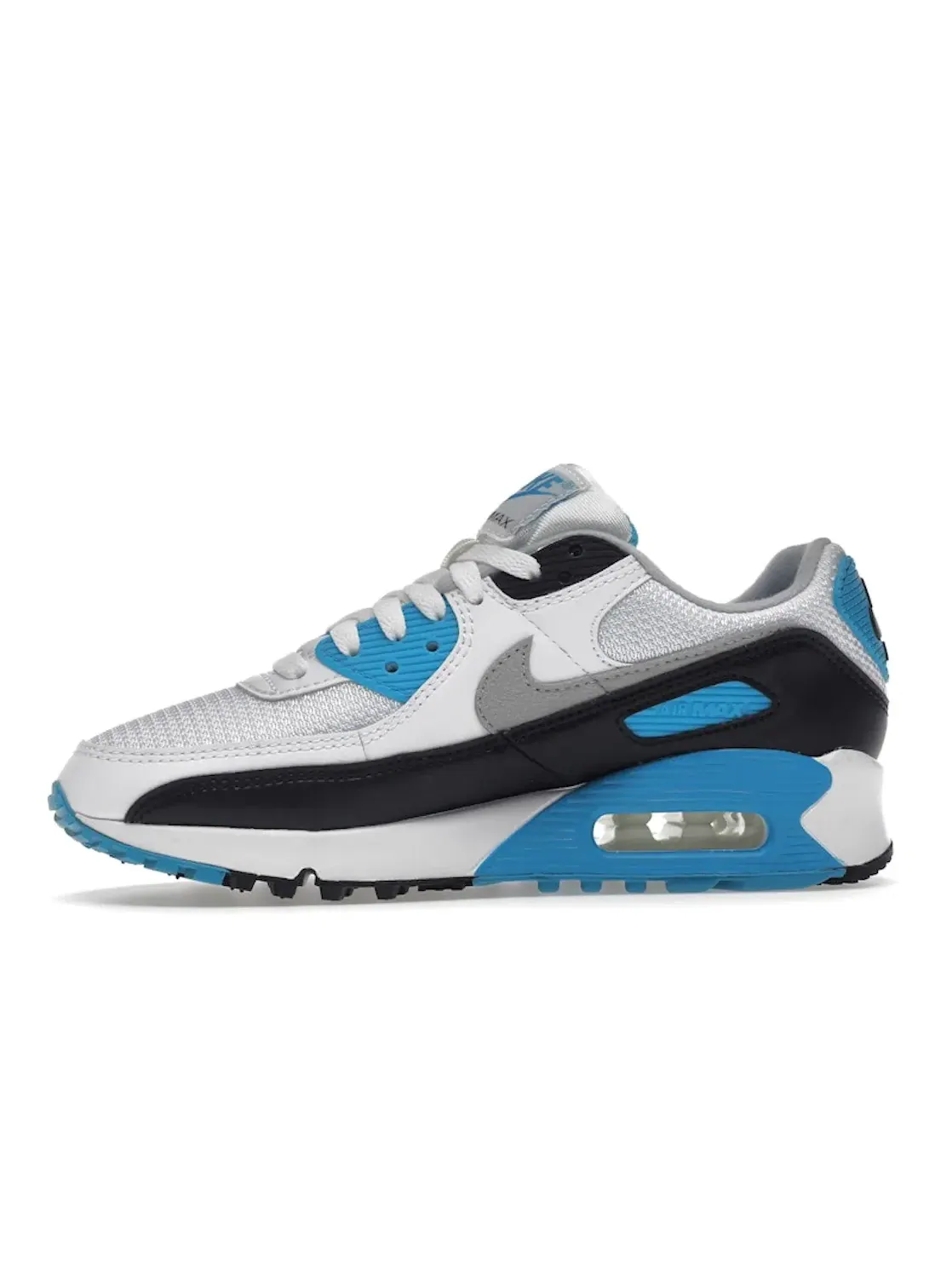 Мужские кроссовки Lifestyle Nike Air Max 90 — изображение 3 из 4, белый/черный-серый-синий