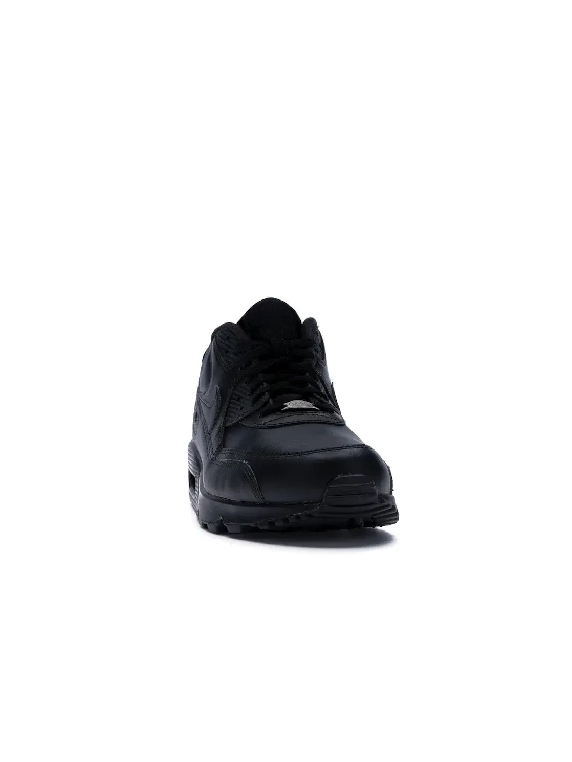 Мужские кроссовки кожаные Nike Air Max 90 Leather — изображение 2 из 4, черный