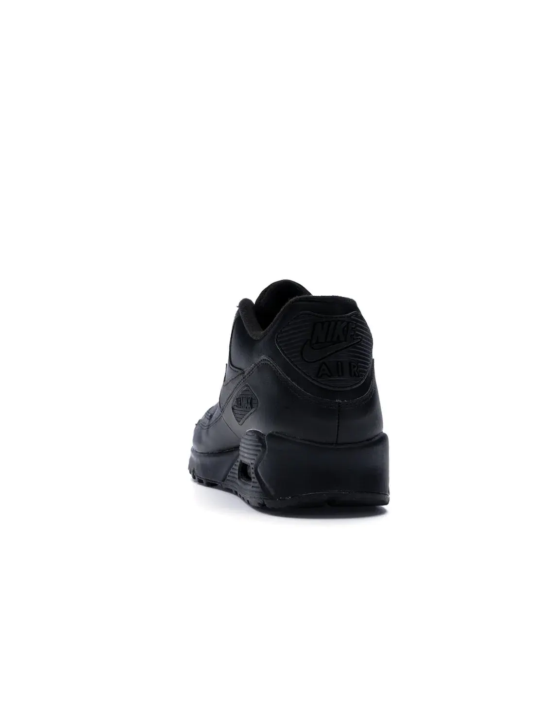 Мужские кроссовки кожаные Nike Air Max 90 Leather — изображение 4 из 4, черный