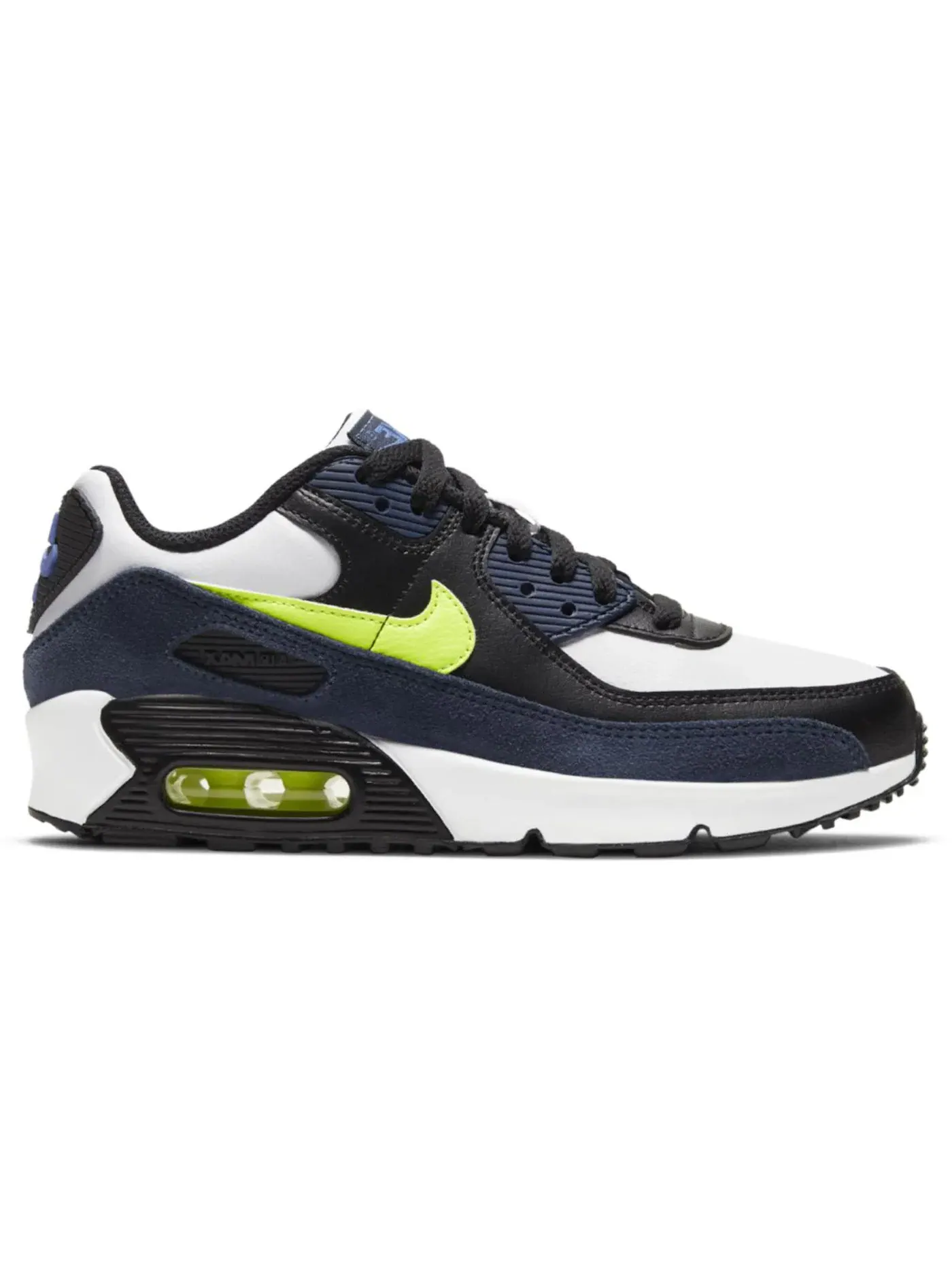 Детские кроссовки Lifestyle Nike Air Max 90 Leather — изображение 1 из 1, темно-синий/черный/синий