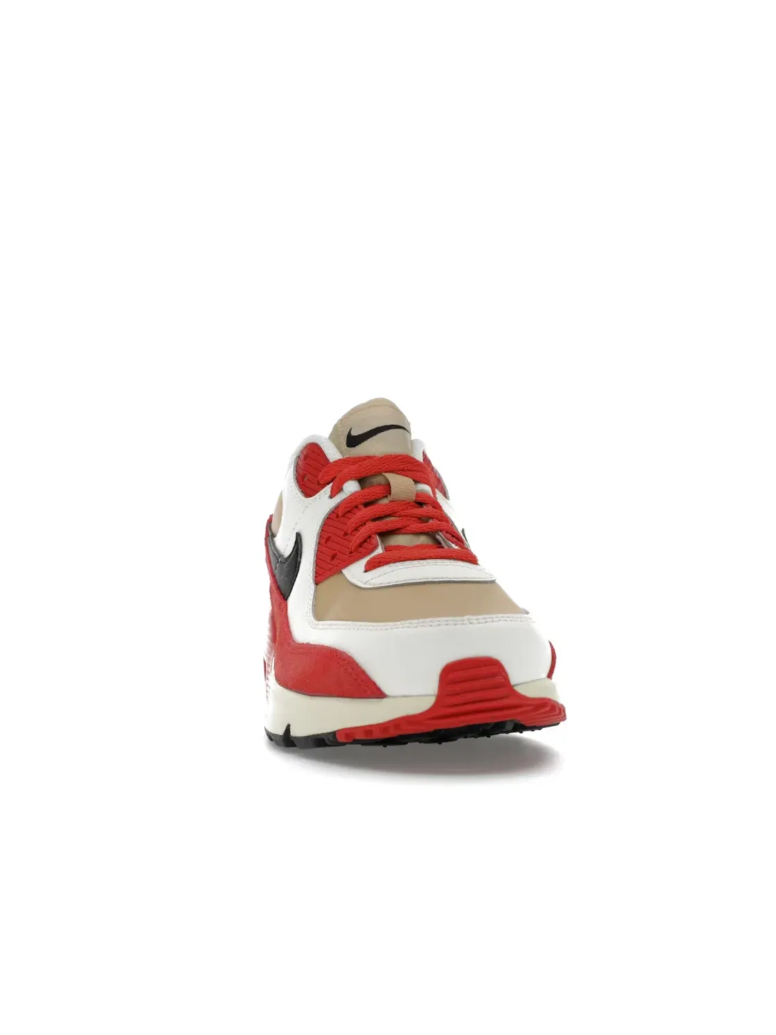 Детские кроссовки Lifestyle Nike Air Max 90 Leather — изображение 2 из 4, красный//черный