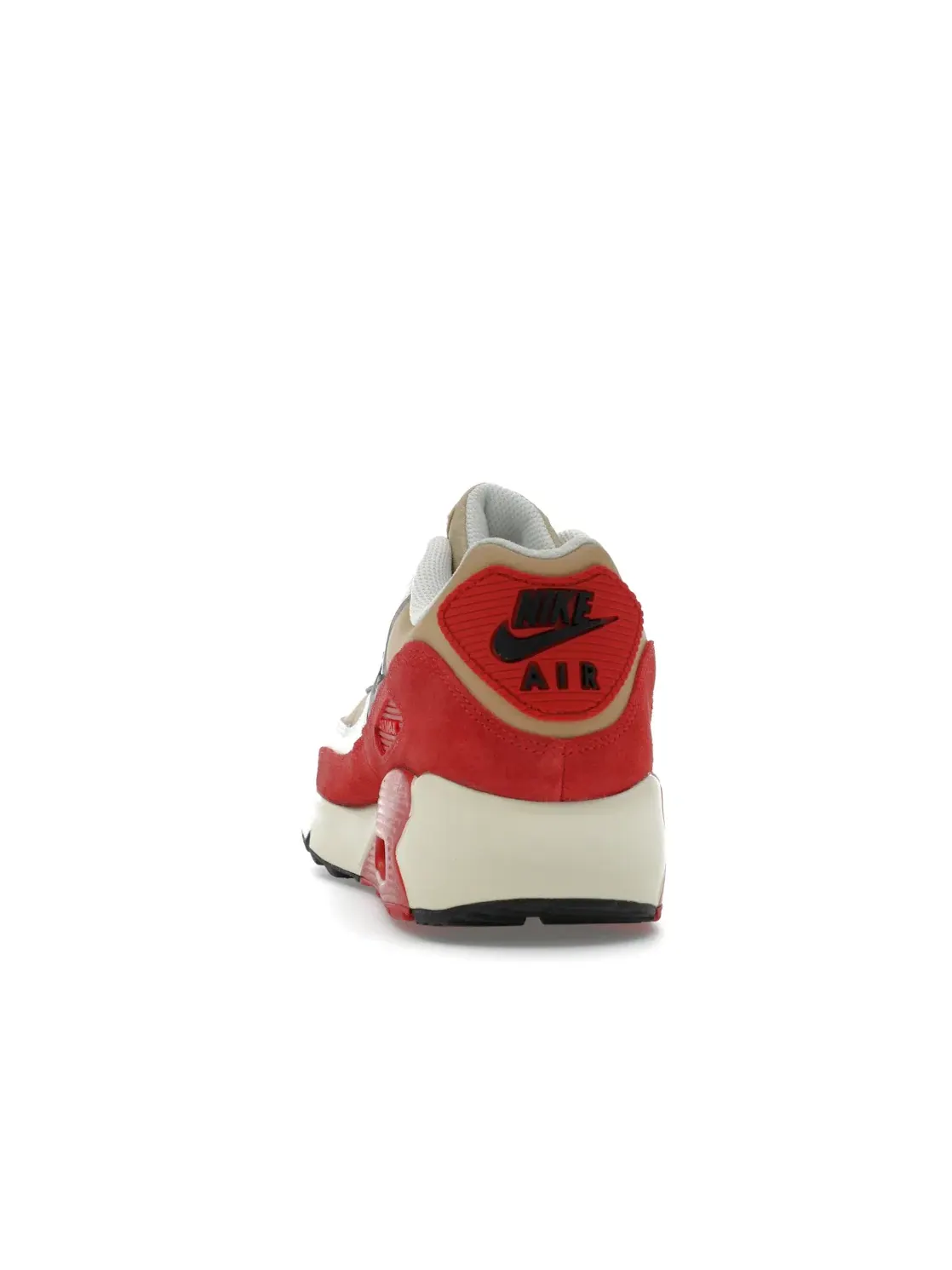 Детские кроссовки Lifestyle Nike Air Max 90 Leather — изображение 4 из 4, красный//черный