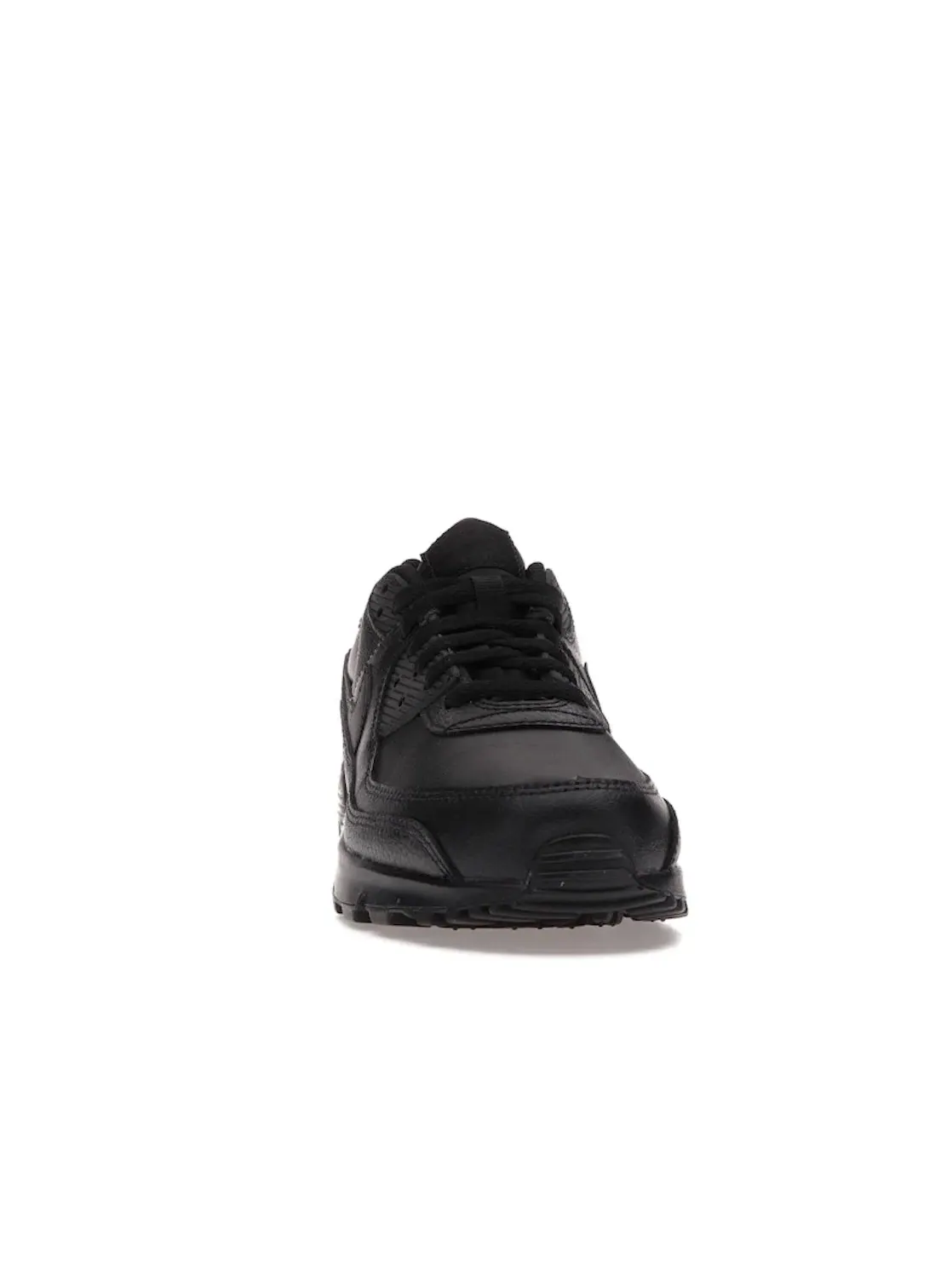 Мужские кроссовки с кожаным верхом Nike Air Max 90 — изображение 2 из 4, черный/черный-черный