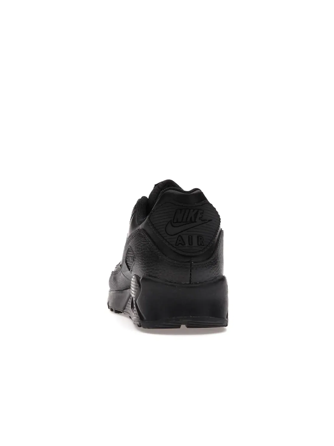 Мужские кроссовки с кожаным верхом Nike Air Max 90 — изображение 4 из 4, черный/черный-черный