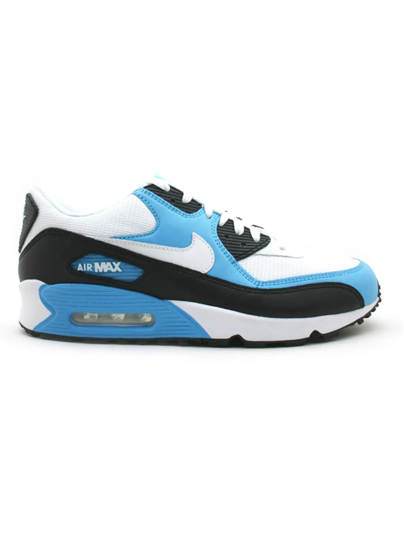 Мужские кроссовки Lifestyle Nike Air Max 90 Leather — изображение 1 из 1, белый/синий/черный