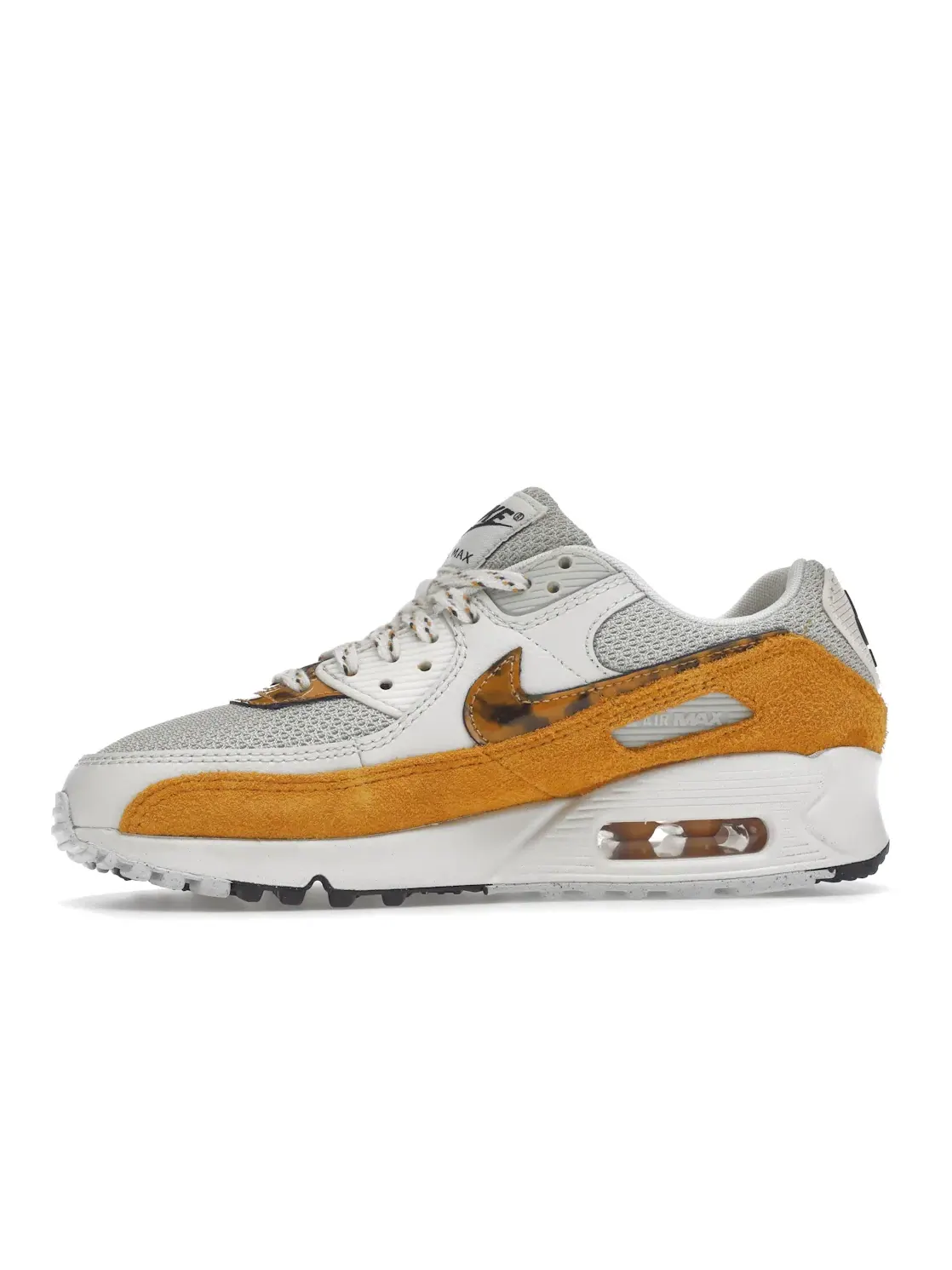 Женские кроссовки Lifestyle Nike Air Max 90 — изображение 3 из 4, серый/оранжевый/белый