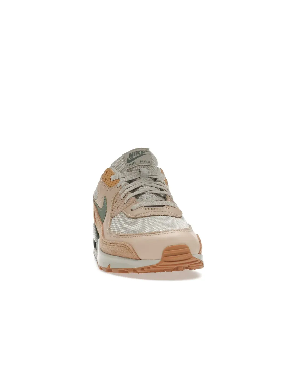 Мужские кроссовки с замшевой вставкой Nike Air Max 90 — изображение 2 из 4, светлый зеленый