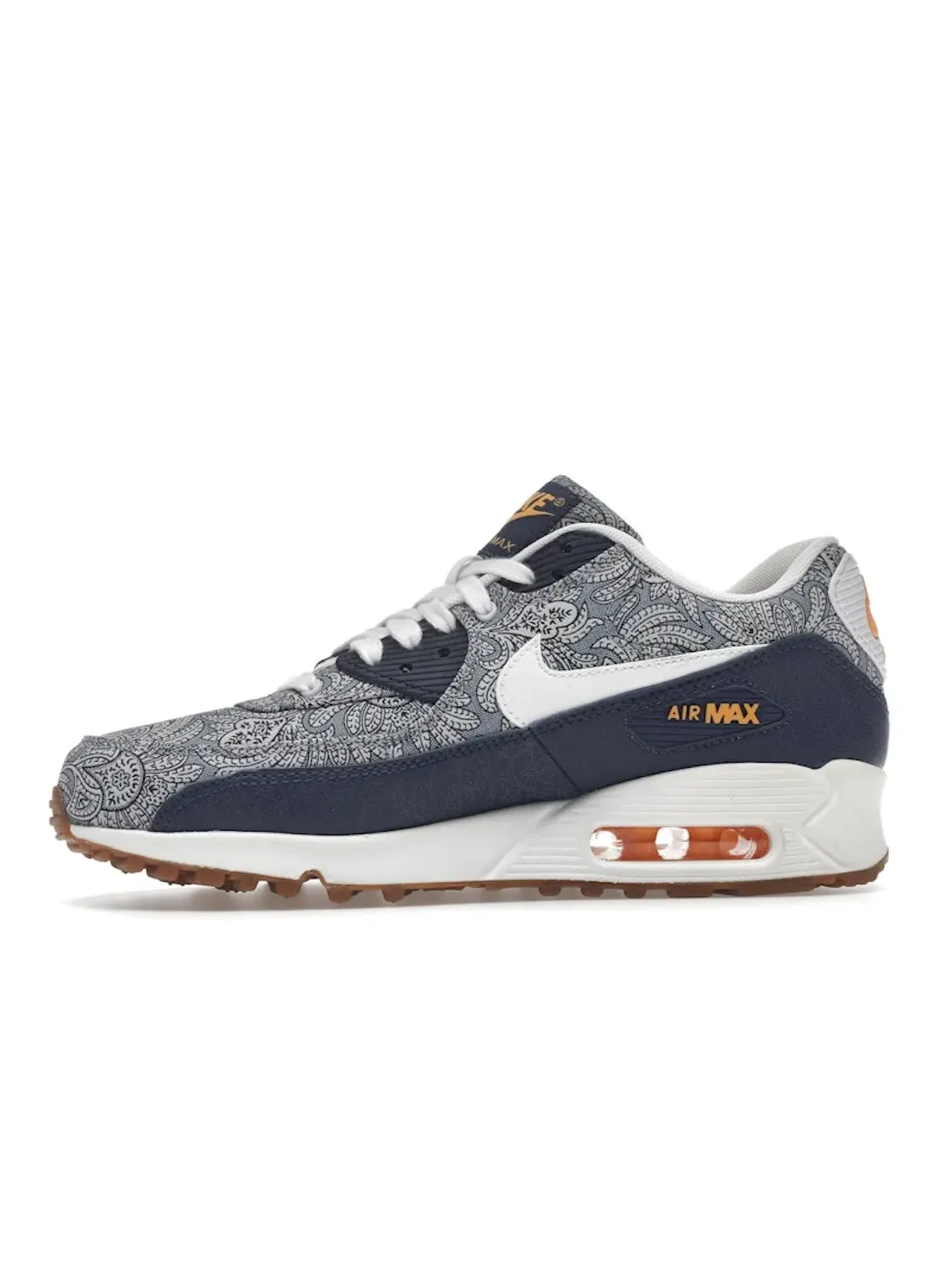 Женские кроссовки Lifestyle Nike Air Max 90 — изображение 3 из 4, синий/белый