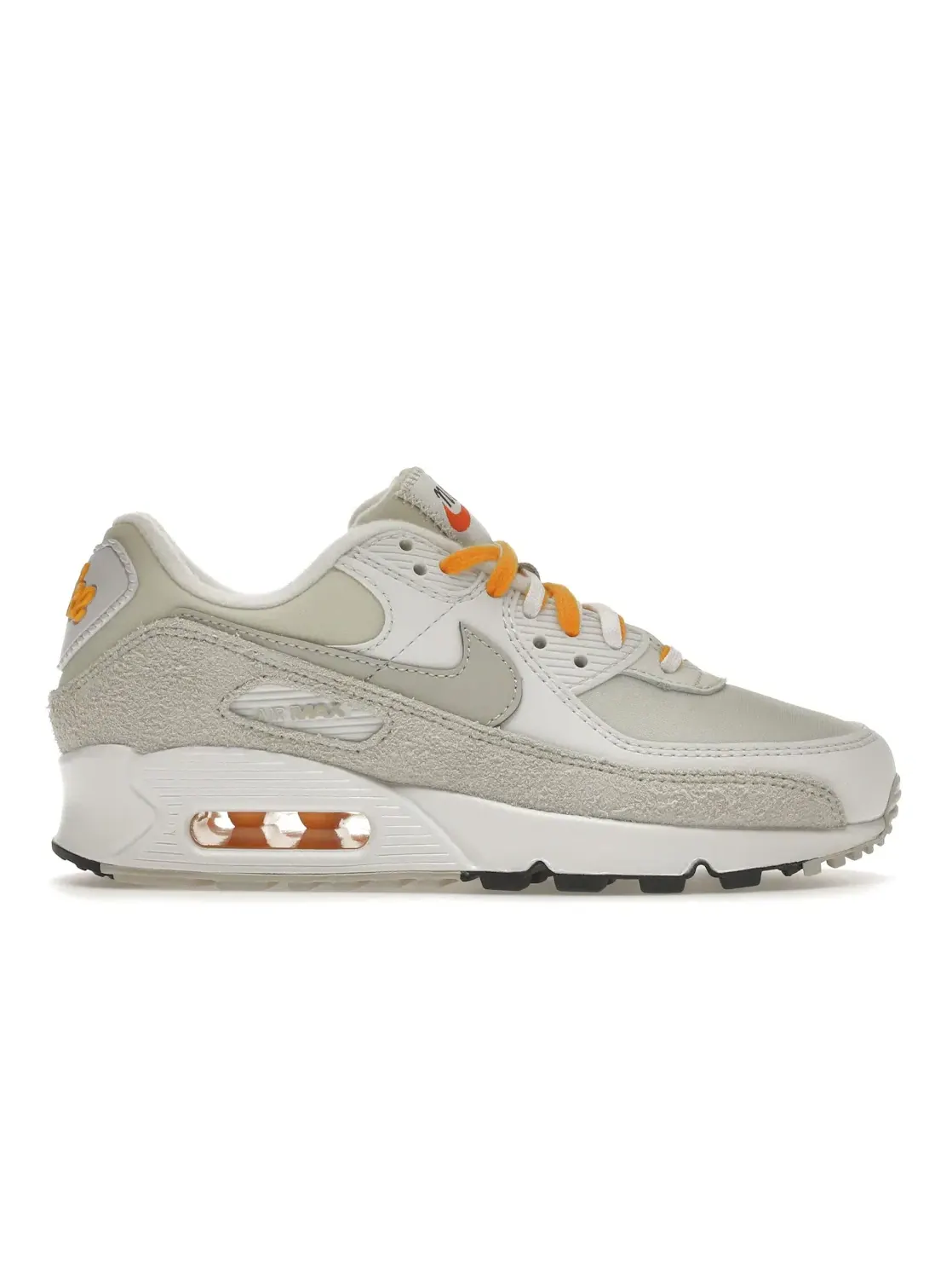 Женские кроссовки с сетчатым верхом Nike Air Max 90 — изображение 1 из 4, белый/светлый-золотистый
