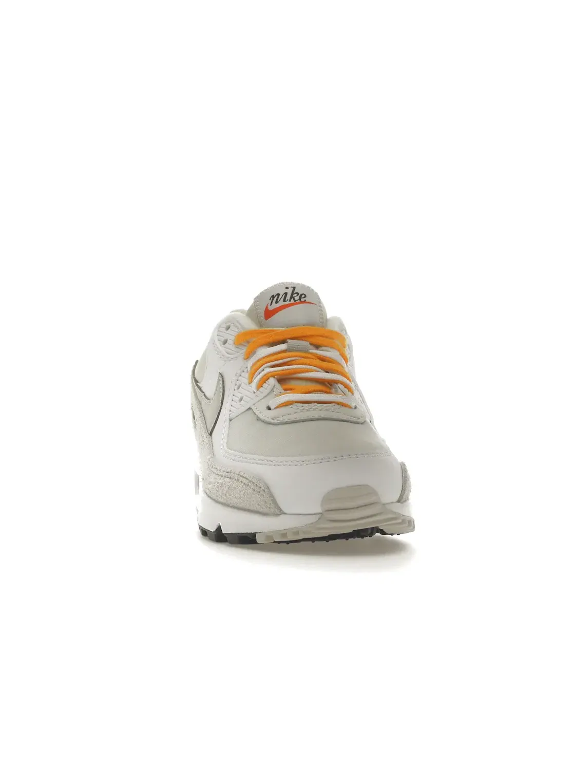 Женские кроссовки с сетчатым верхом Nike Air Max 90 — изображение 2 из 4, белый/светлый-золотистый