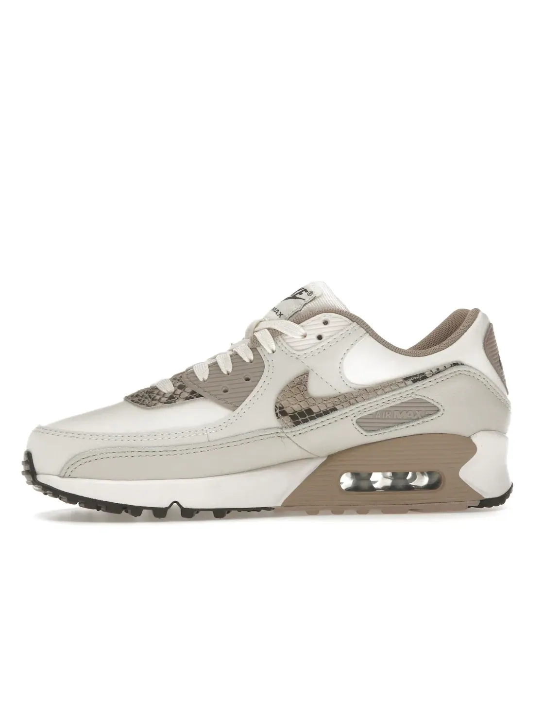 Женские кроссовки с змеиным принтом Nike Air Max 90 — изображение 3 из 4, розовый/серый