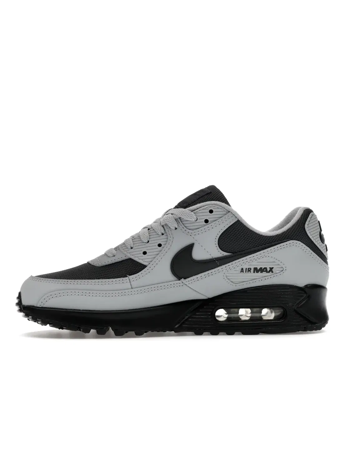 Мужские кроссовки Lifestyle Nike Air Max 90 — изображение 3 из 4, светлый серый/черный