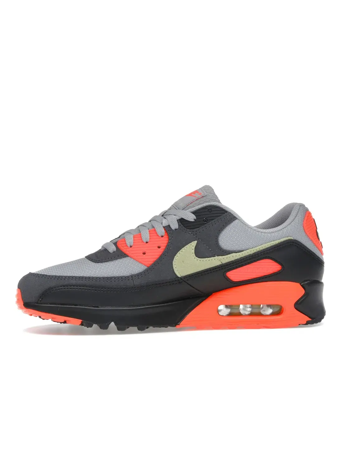 Мужские кроссовки Lifestyle Nike Air Max 90 — изображение 3 из 4, светлый серый//черный