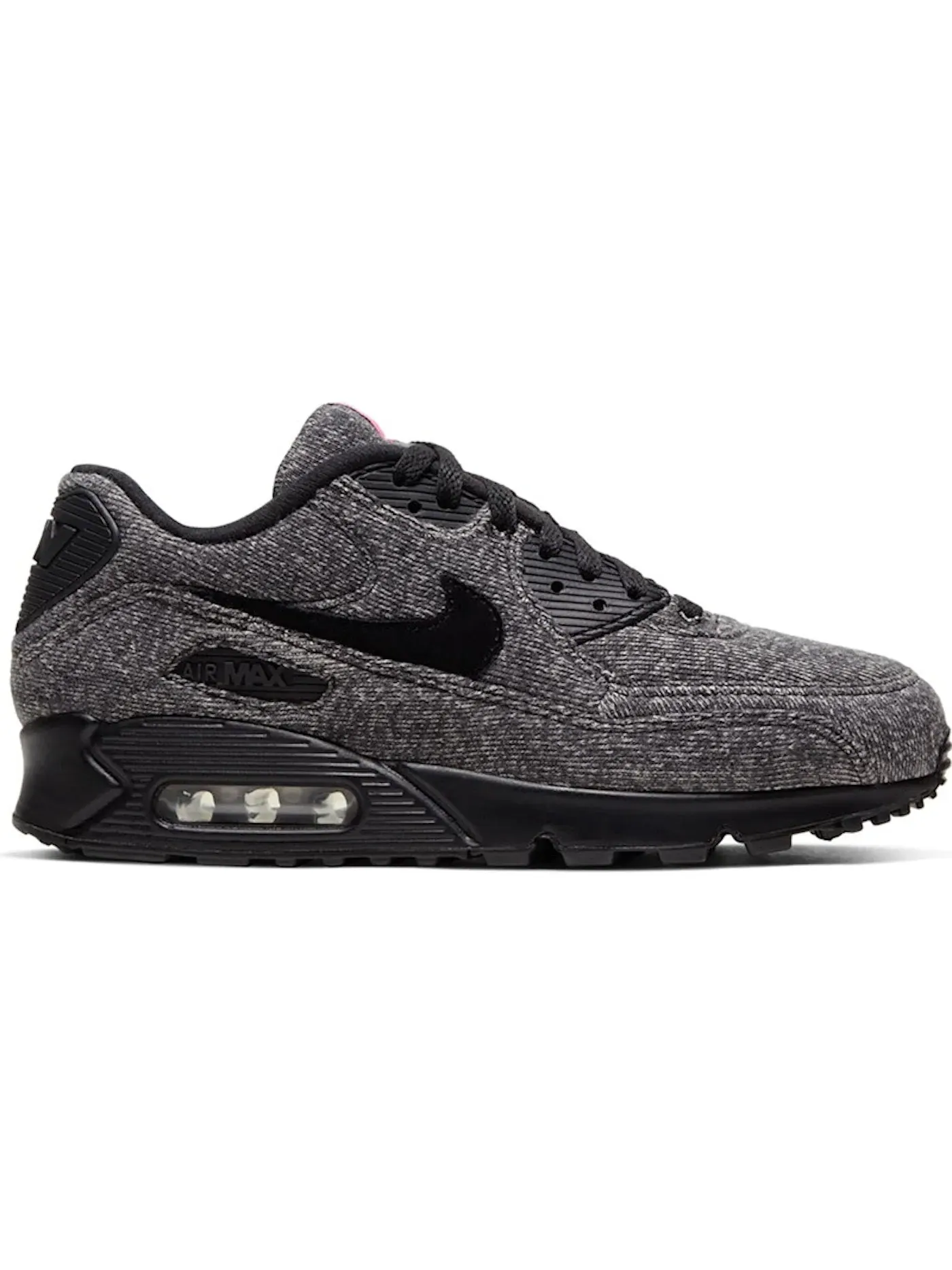 Мужские кроссовки Lifestyle Nike Air Max 90 Loopwheeler — изображение 1 из 1, черный черный-белый