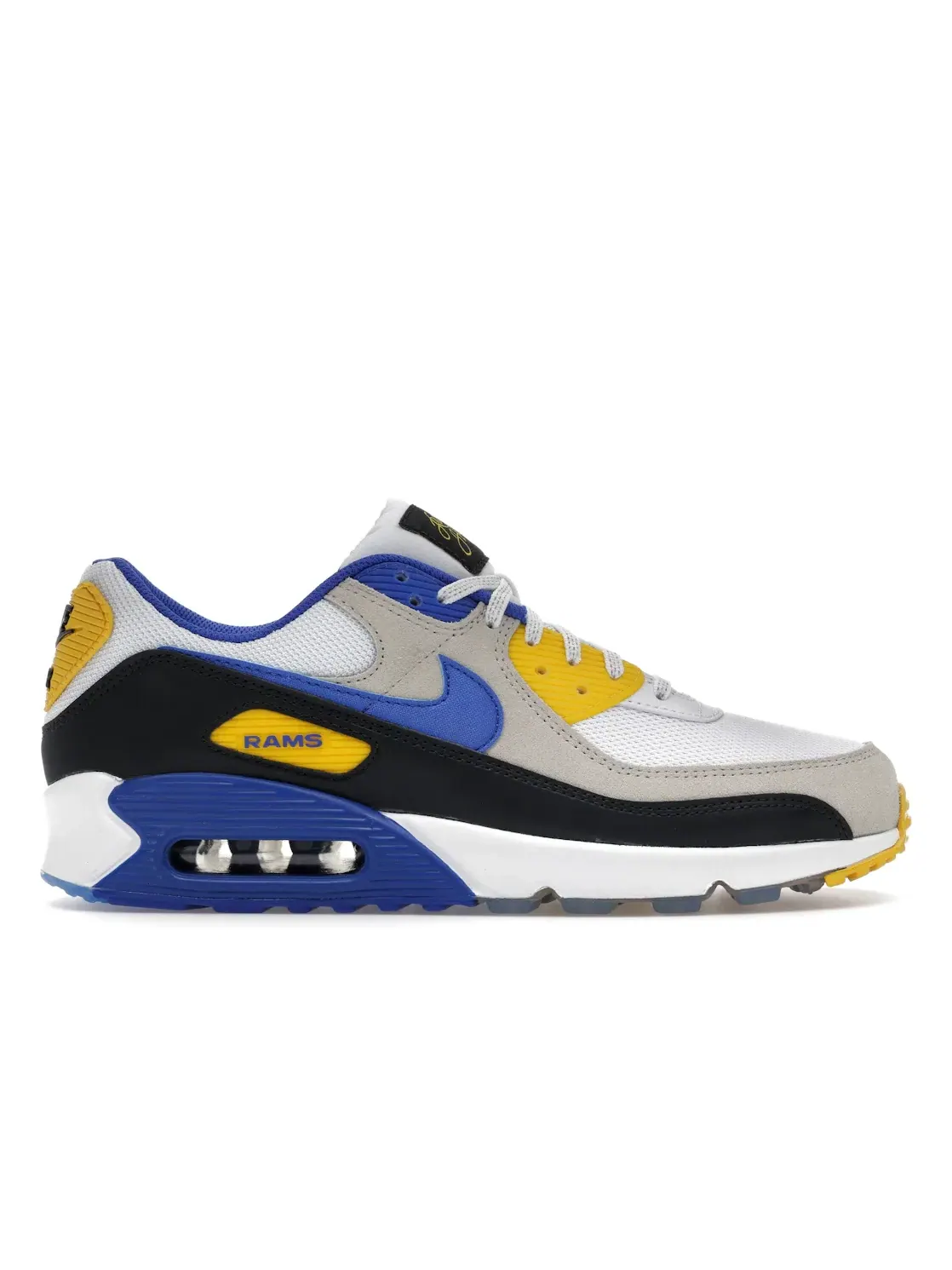 Мужские кроссовки Lifestyle Nike Air Max 90 — изображение 1 из 4, белый//синий