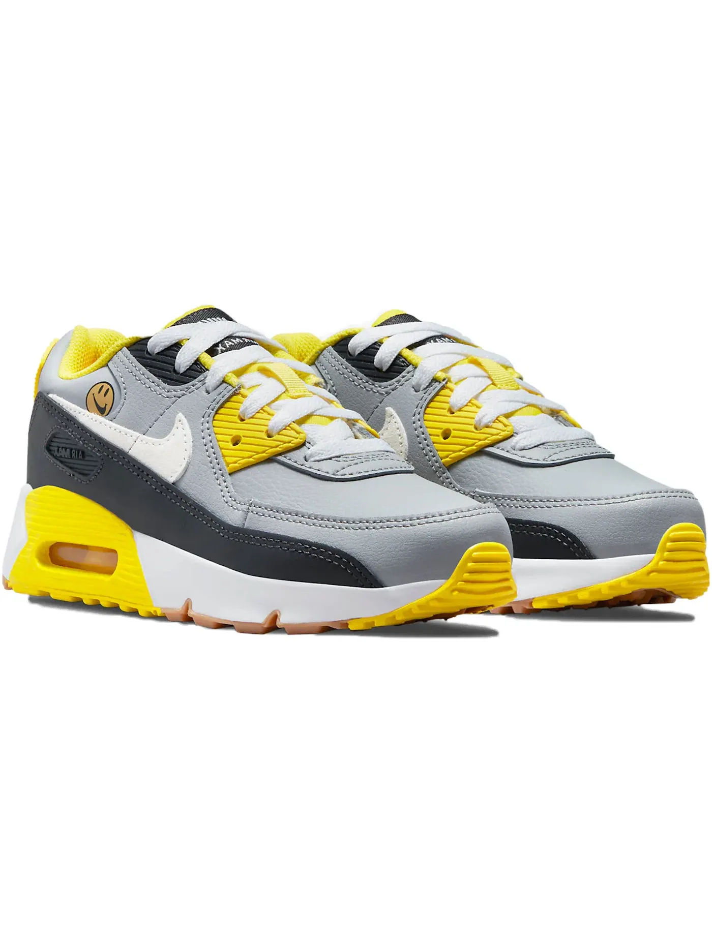 Детские кроссовки Lifestyle Nike Air Max 90 LTR — изображение 1 из 1, серый//желтый/белый