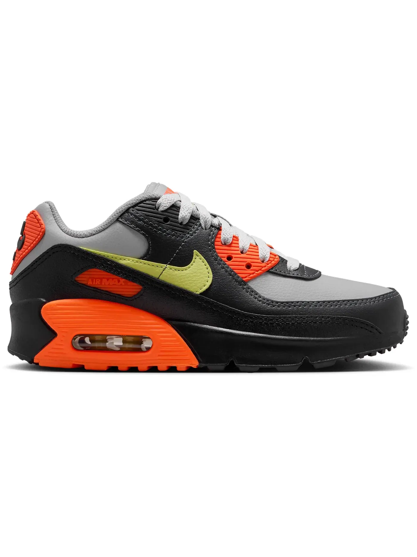 Детские кроссовки Lifestyle с амортизацией Nike Air Max 90 LTR Nike — изображение 1 из 1, светлый серый//черный