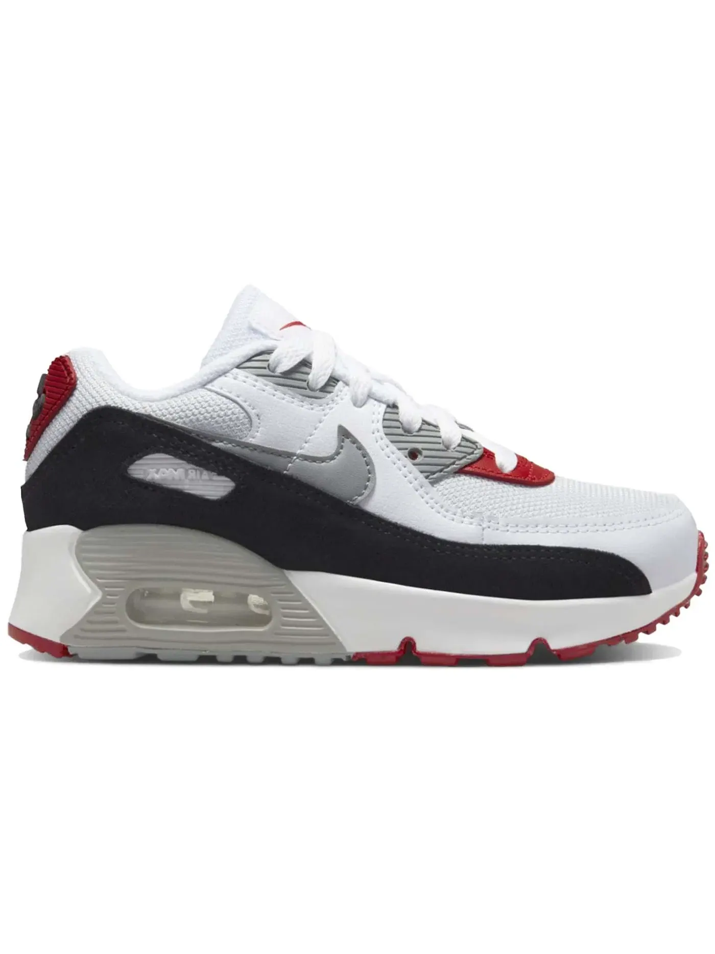 Детские кроссовки с амортизацией Nike Air Max 90 — изображение 1 из 1, красный/белый/серый