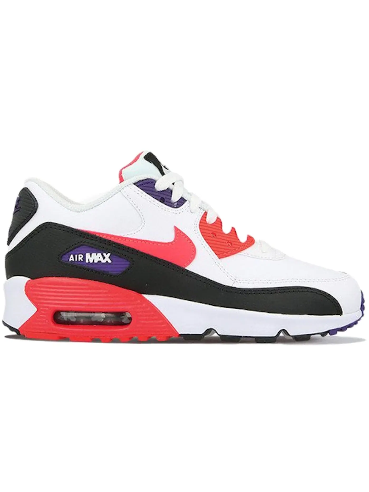 Детские кроссовки Lifestyle с технологией Air Max Nike Air Max 90 LTR Nike — изображение 1 из 1, белый//черный/фиолетовый