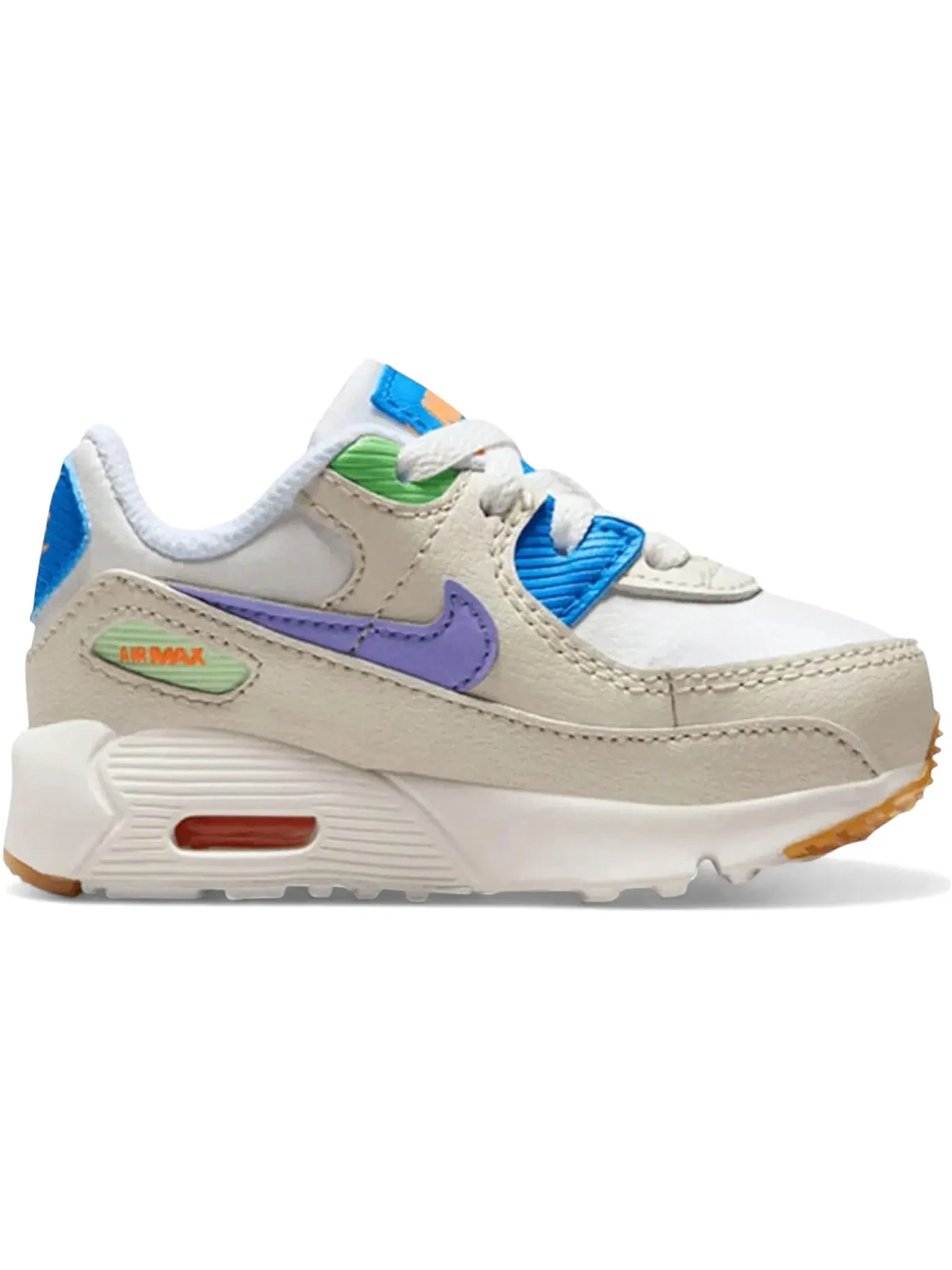 Детские кроссовки Lifestyle Nike Air Max 90 LTR — изображение 1 из 1, белый//синий/фиолетовый