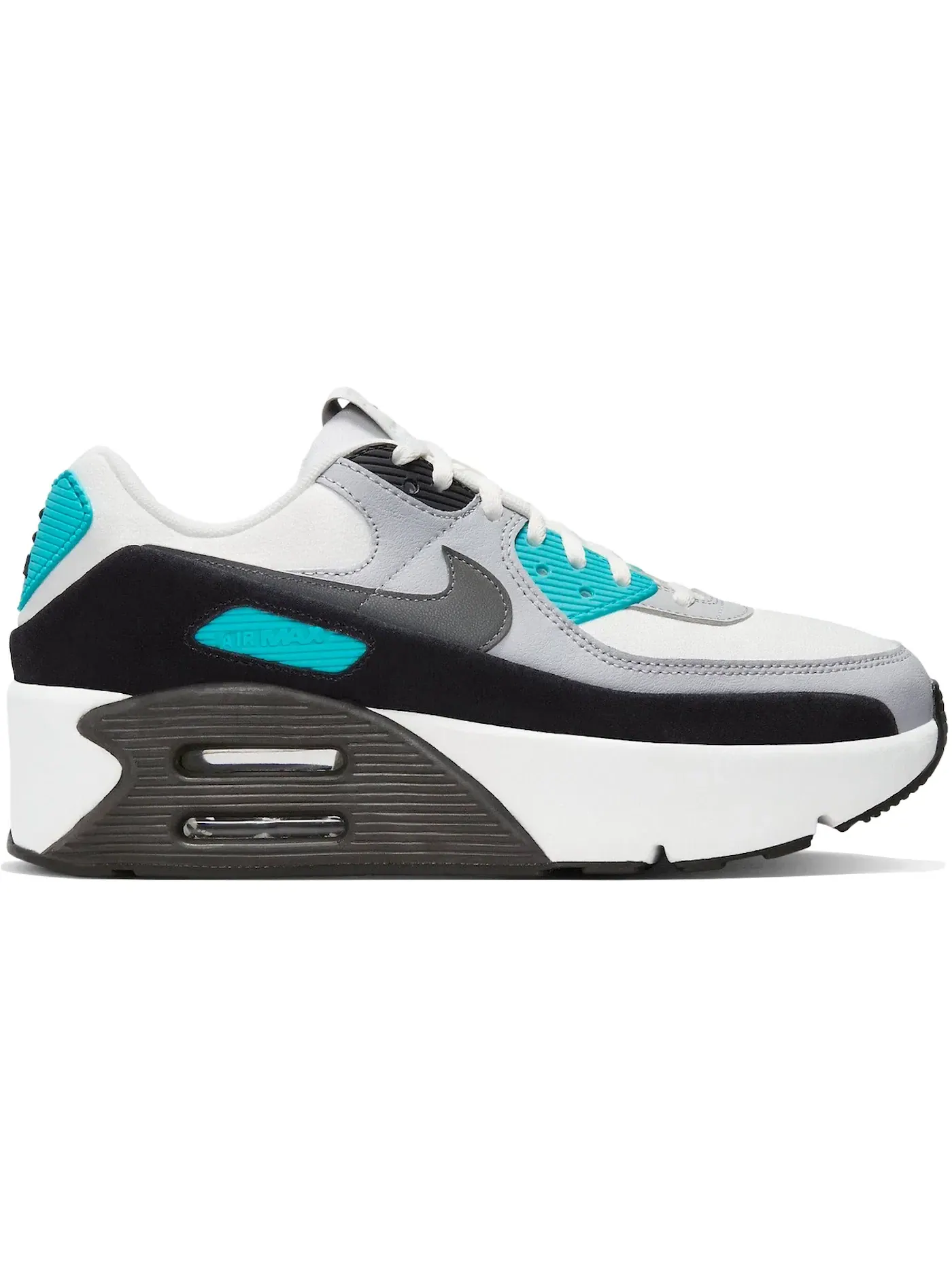 Женские кроссовки Lifestyle Nike Air Max 90 LV8 — изображение 1 из 1, белый/серый/черный/серый