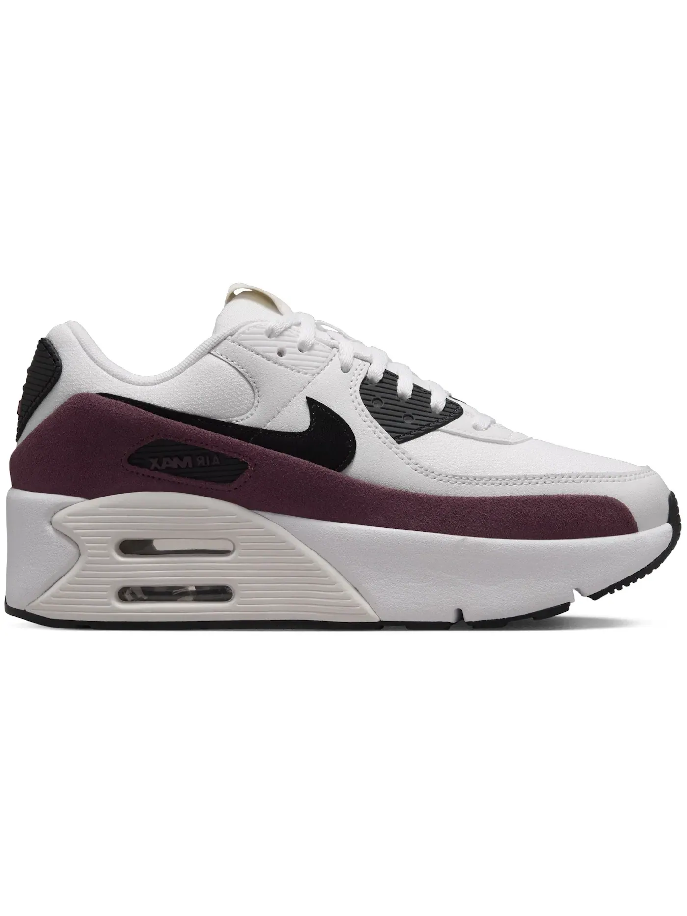 Женские кроссовки с ретро-дизайном Nike Air Max 90 LV8 — изображение 1 из 1, черный